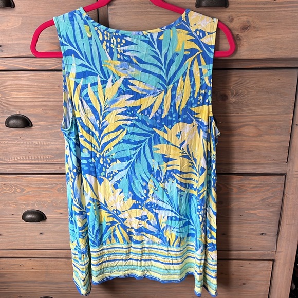 EUC Pappagallo tank top sz L - Picture 3 of 4